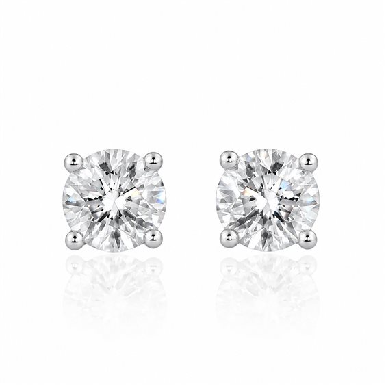Pendientes Ultima Edizione Mujer Orecchini puntoluce in Plata Cubic Zirconia 0.60 Ct OAO6165 - OAO6165